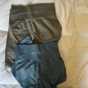 NVGTN Ribbed Gray Leggings